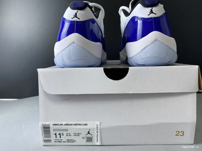 Low Jordan Air White Retro AH7860-100 11 Concord 0524